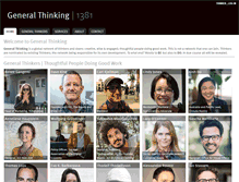 Tablet Screenshot of generalthinking.com